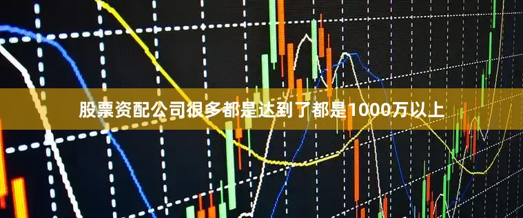 股票资配公司很多都是达到了都是1000万以上