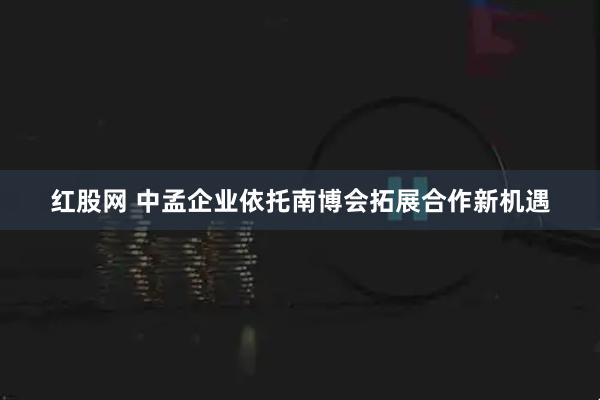 红股网 中孟企业依托南博会拓展合作新机遇